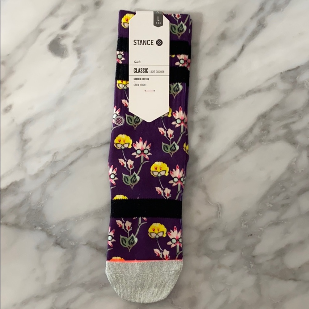 GIRLS CREW STANCE SOCKS